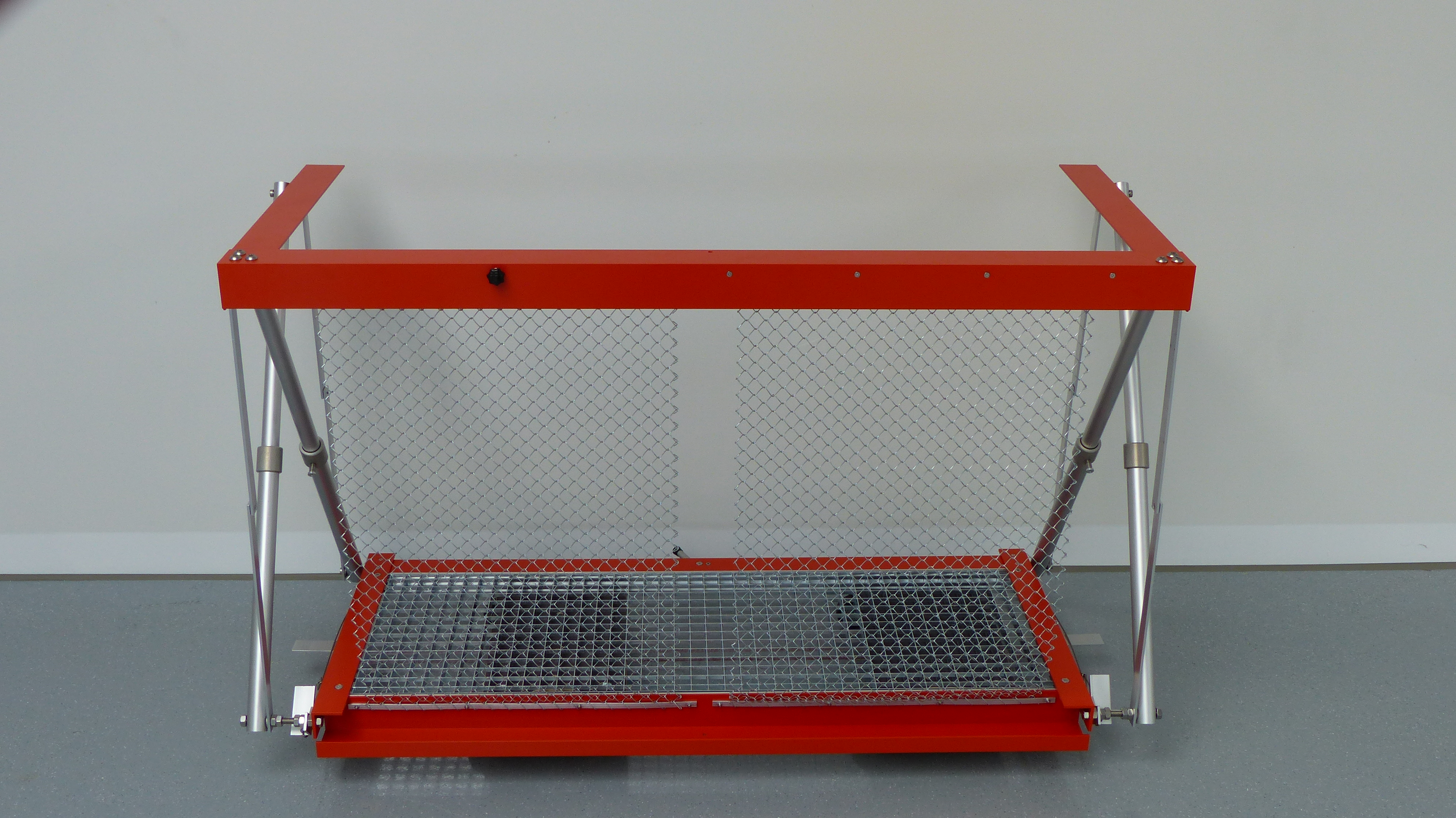 Rettungsaustieg ausgeklappt