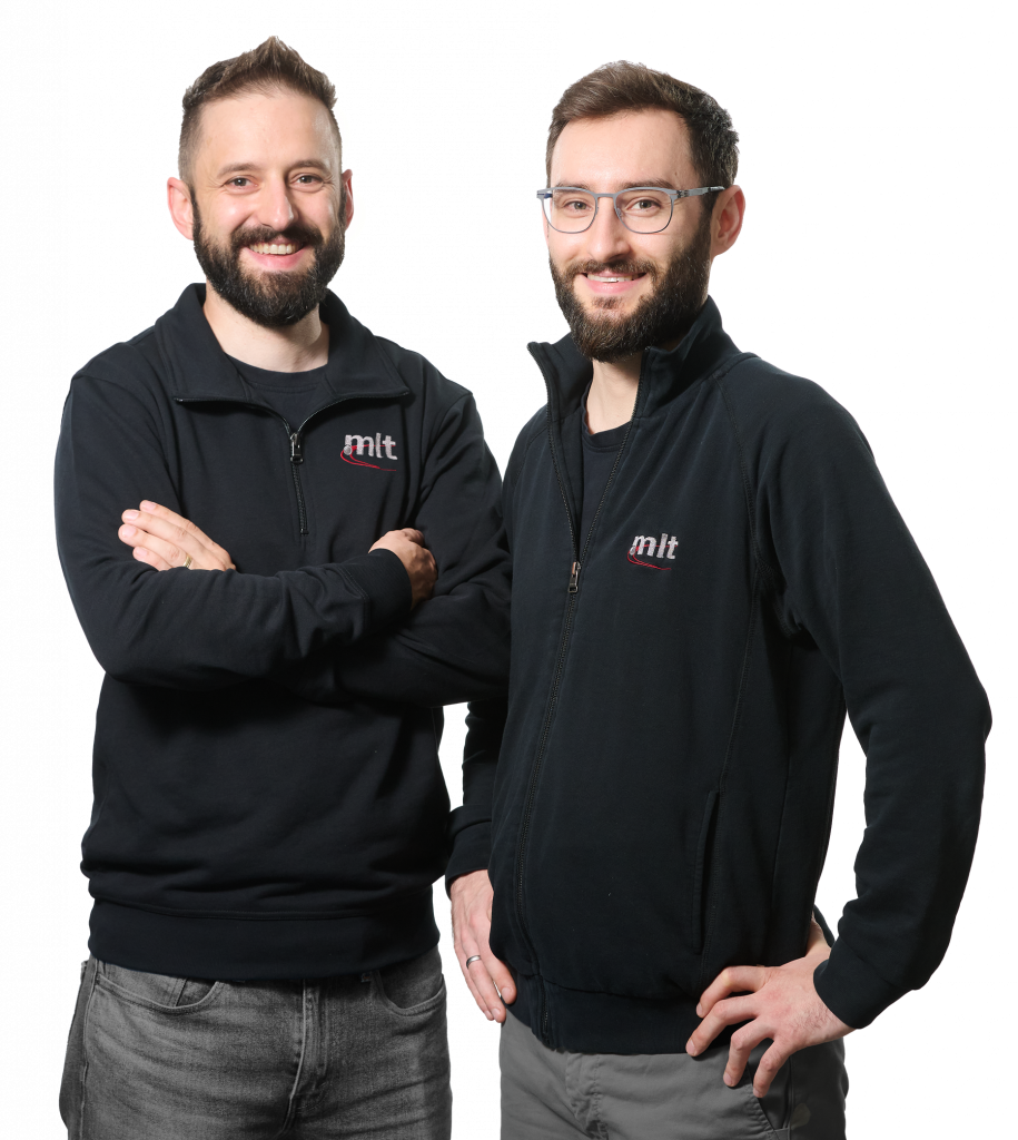 Die Geschäftsführer Brüder von MLT GmbH mit langjähriger Erfahrung im Bereich Metallverarbeitung und Mechatronik